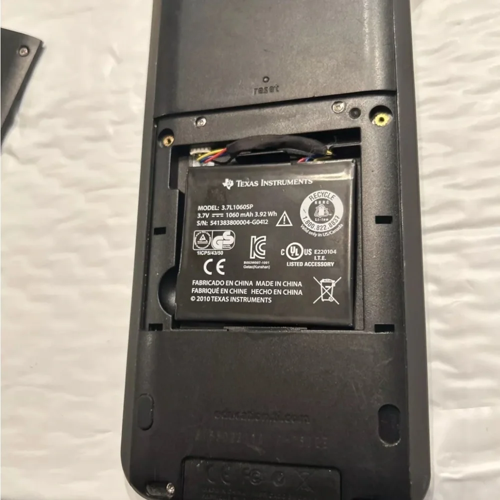 Texas Instruments TI 84 Plus C Ti Nspire CX CAS Graphing Calculator Battery Only